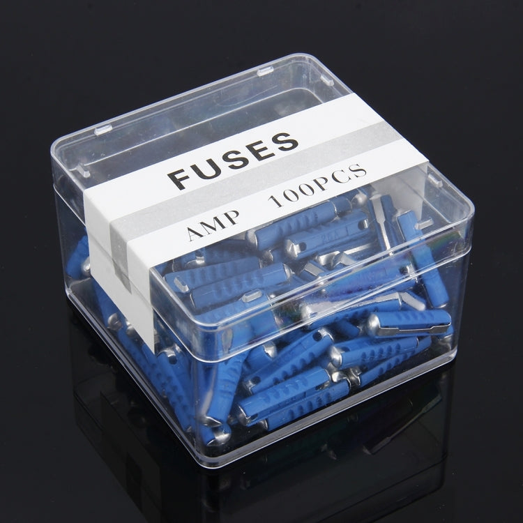 100 PCS Car Auto Fuse European Automotive Fuse (25A Blue) - In Car by buy2fix | Online Shopping UK | buy2fix