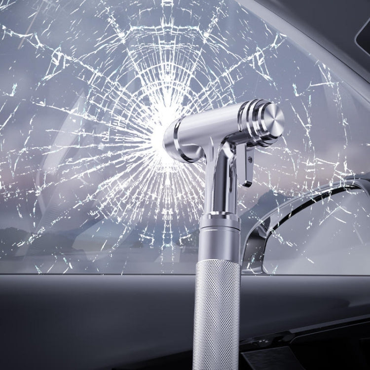 Car Safety Hammer Emergency Escape Seat Belt Cutter Window Breaker Rescue Tool(Black)(Black) - In Car by buy2fix | Online Shopping UK | buy2fix