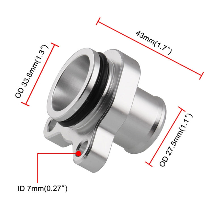 Car Water Hose Joint Pipe Adaptor with Clamps for BMW 335i, Size: 28mm - In Car by buy2fix | Online Shopping UK | buy2fix