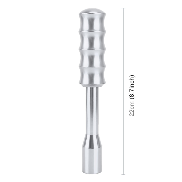 Universal Car Twisted Pattern Gear Head Gear Shift Knob (Silver) -  by buy2fix | Online Shopping UK | buy2fix