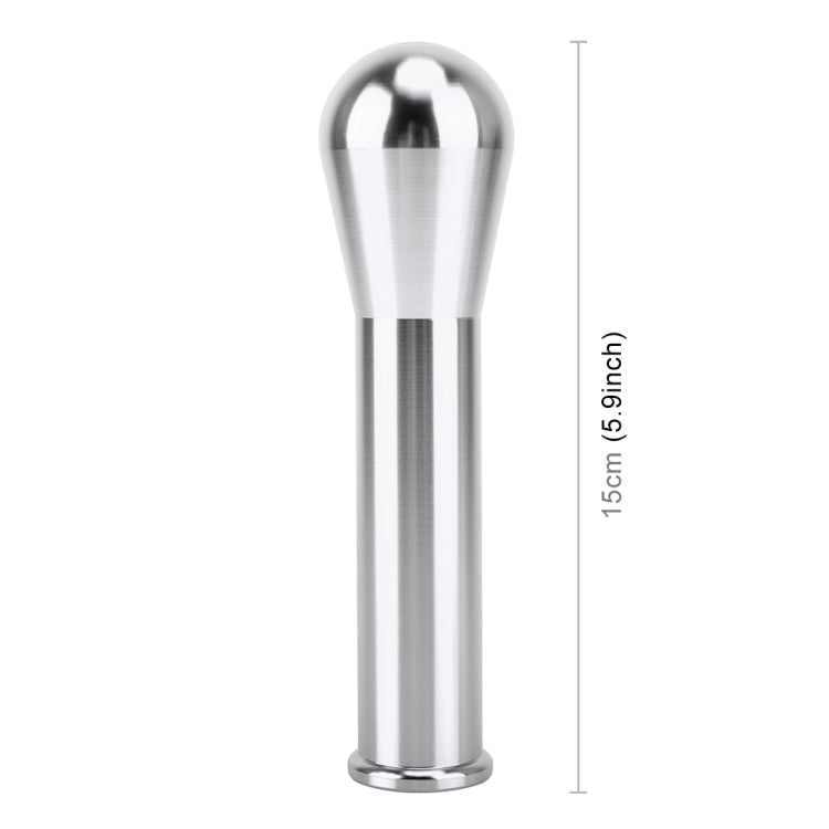 Universal Car Iron Pillar Gear Head Gear Shift Knob (Silver) - Shift Knob by buy2fix | Online Shopping UK | buy2fix