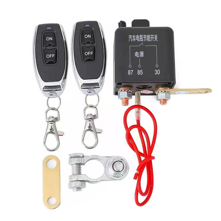 12V 200A Car Battery Remote Control Negative Breaker with 2 Remote Control - In Car by buy2fix | Online Shopping UK | buy2fix