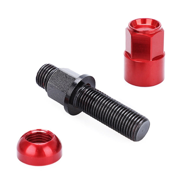 XH-AN005 Car Universal Modified Wheel M12 Reinforced Bolt 7075-T6 Forged Aluminum Alloy Reinforced Screw (Red) - In Car by buy2fix | Online Shopping UK | buy2fix