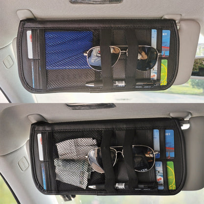 Multifunctional Car Sun Visor Car Card Bag Storage Bag -  by buy2fix | Online Shopping UK | buy2fix