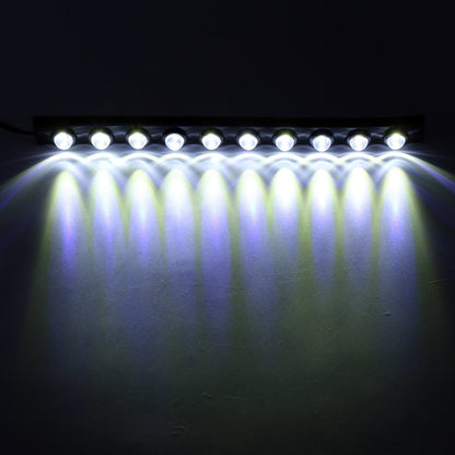 10LEDs SMD-5050 DC12V / 2.2W / 5500K / 112LM Car Daytime Running Light - In Car by buy2fix | Online Shopping UK | buy2fix