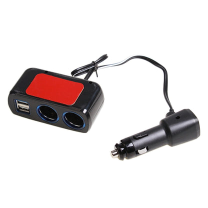 SHUNWEI SD-1928C 80W 3.1A Car 2 in 1 Dual USB Charger Cigarette Lighter with Voltage Detection -  by SHUNWEI | Online Shopping UK | buy2fix
