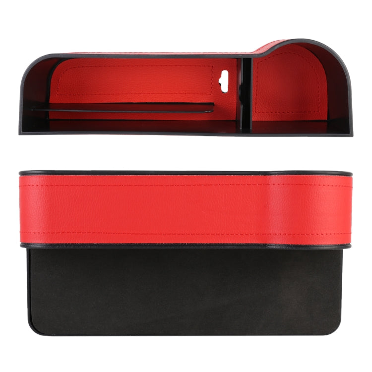 2 PCS Car Multi-functional Principal And Deputy Driver Seat Console Leather Box (Red) -  by buy2fix | Online Shopping UK | buy2fix