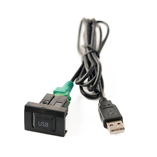 Car Center Console CD Reserved Position Modified 3.3 x 2.3cm USB Interface Conversion Cable  for Volkswagen / Audi / Skoda, Cable Length: 1m - In Car by buy2fix | Online Shopping UK | buy2fix