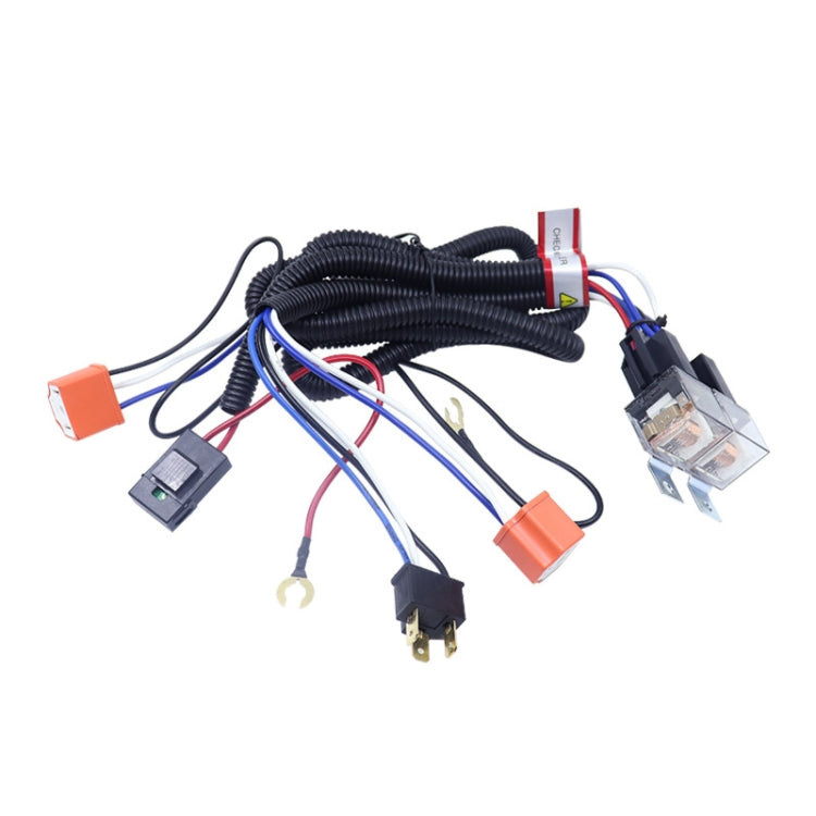 12V 2-lamp Car Headlight Modification Wiring Harness Brightener Cable - In Car by buy2fix | Online Shopping UK | buy2fix