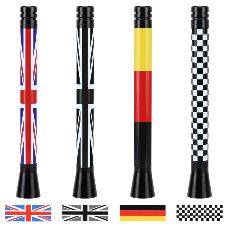 Long Universal UK Flag Pattern Car Antenna Aerial 10.5cm -  by buy2fix | Online Shopping UK | buy2fix