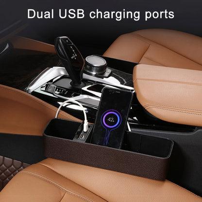 1 Pair Car Multi-functional Seat Crevice USB Storage Box, Economy Type - In Car by buy2fix | Online Shopping UK | buy2fix