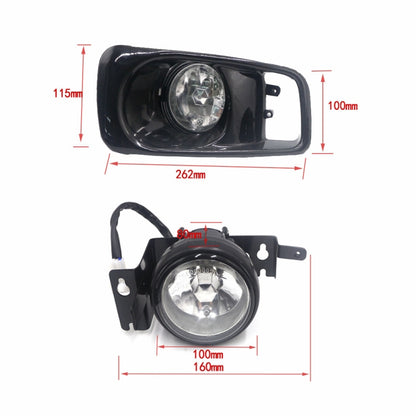 1 Pair Car Modified Front Fog Light for Honda Civic 1999-2000 (White Light) - In Car by buy2fix | Online Shopping UK | buy2fix
