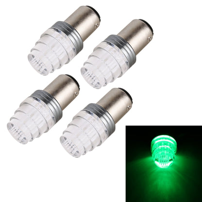 4 in 1 1157 DC12V 0.6W 9LEDs SMD-3528 Car Brake Light (Green Light) - In Car by buy2fix | Online Shopping UK | buy2fix