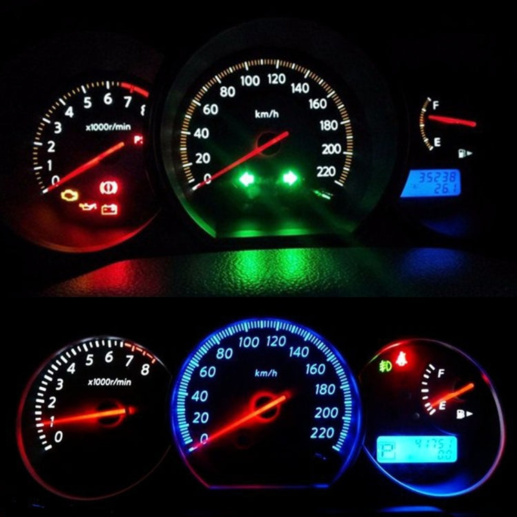 10 in 1 Car T5 0.2W DC12V Instrument Panel LED Decorative Light(Red Light) - In Car by buy2fix | Online Shopping UK | buy2fix