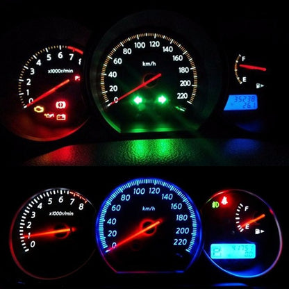 10 in 1 Car T5 0.2W DC12V Instrument Panel LED Decorative Light(Blue Light) - In Car by buy2fix | Online Shopping UK | buy2fix
