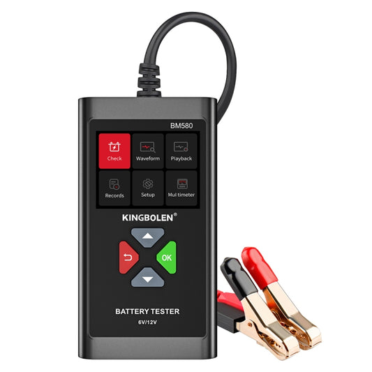 KINGBOLEN BM580 6V 12V Car Digital Load Battery Tester - In Car by buy2fix | Online Shopping UK | buy2fix