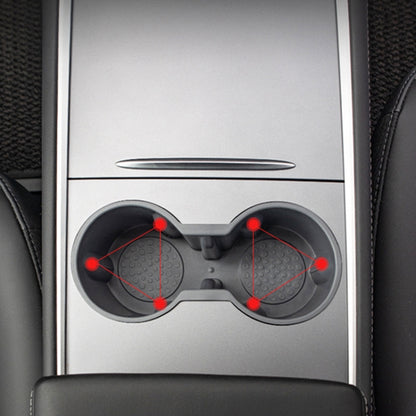 SHUNWEI SD-1054 Car Water Cup Holder for Tesla Model 3 / Y(Black) - In Car by SHUNWEI | Online Shopping UK | buy2fix