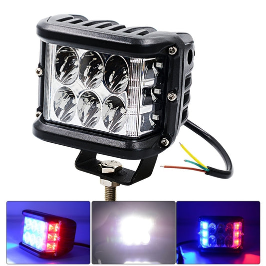 CS-880A1 Car Dust-proof Waterproof Metal Square LED Headlights, Screw Version - In Car by buy2fix | Online Shopping UK | buy2fix