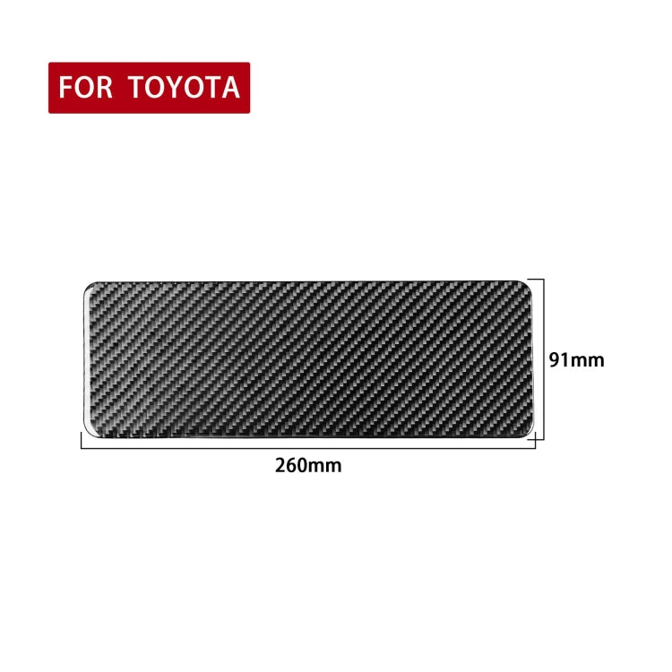 Car Carbon Fiber Steering Wheel Lower Panel Decorative Sticker for Toyota Highlander 2014-2019, Left Drive - In Car by buy2fix | Online Shopping UK | buy2fix