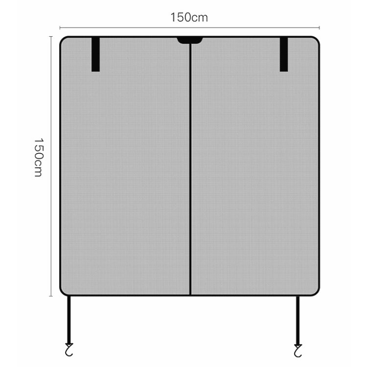 Car Tailgate Magnetic Anti-mosquito Sunshade Screen - In Car by buy2fix | Online Shopping UK | buy2fix