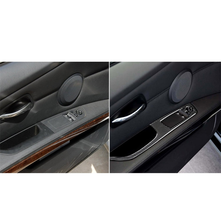 2 PCS Carbon Fiber Car Left Driving Lifting Panel Decorative Sticker for BMW E92 2005-2012, Diameter: 40.4cm -  by buy2fix | Online Shopping UK | buy2fix