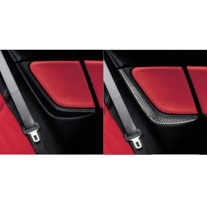 2 PCS Car Carbon Fiber Rear Seat Side Decorative Sticker for Mazda RX8 2004-2008, Left and Right Drive Universal -  by buy2fix | Online Shopping UK | buy2fix