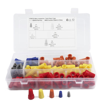 175 PCS Car Electrical Wire Nuts Crimp Wire Terminal Wire Connect Assortment Kit - In Car by buy2fix | Online Shopping UK | buy2fix