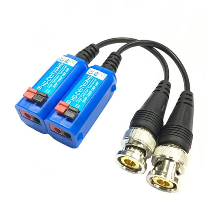 2 PCS Anpwoo 800C Spliceable Top Press Screwless-type Video Balun HD-CVI/AHD/HDVI 1CH Passive Transceiver - Security by Anpwoo | Online Shopping UK | buy2fix