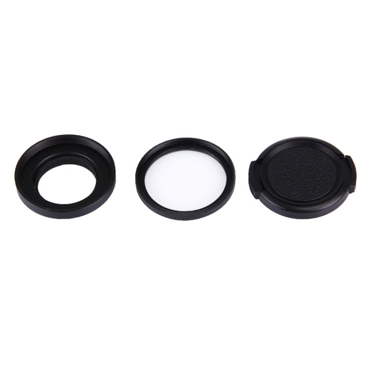 JUNESTAR for Xiaomi Xiaoyi Yi II 4K Sport Action Camera Proffesional 37mm UV Filter + Lens Protective Cap - DJI & GoPro Accessories by JSR | Online Shopping UK | buy2fix