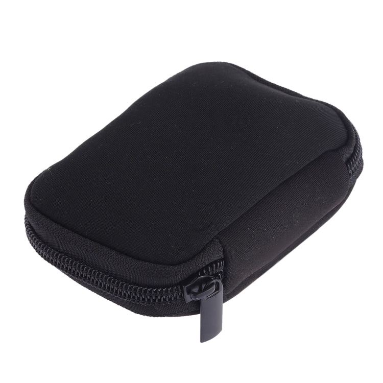 Neoprene U Disk Storage Bag Cover, Bag Size: 12x8cm(Black) - Hard Drive Bags & Cases by buy2fix | Online Shopping UK | buy2fix