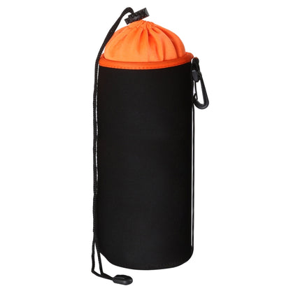 SLR Camera Lens Bag Micro Single Lens Bag Lens Inner Bile Bag Waterproof Protective Case Plus Velvet Thickening, Diameter: 10cm, Height: 25cm(Orange) - Camera Accessories by buy2fix | Online Shopping UK | buy2fix