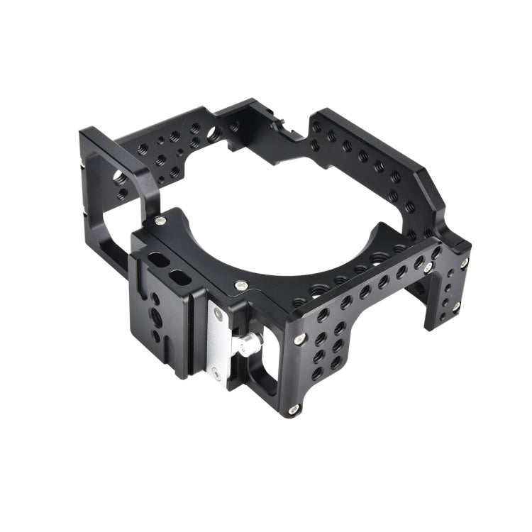 YELANGU CA7 YLG0908A-A01 Video Camera Cage Stabilizer for Sony A7K / A72 / A73 / A7S2 / A7R3 / A7R2 / A7X(Black) - Camera Cage by YELANGU | Online Shopping UK | buy2fix