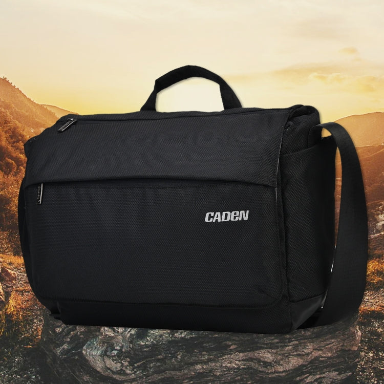 CADeN K12 Portable Camera Bag Case Shoulder Messenger Bag with Tripod Holder for Nikon, Canon, Sony, DSLR / SLR Cameras - Camera Accessories by CADeN | Online Shopping UK | buy2fix