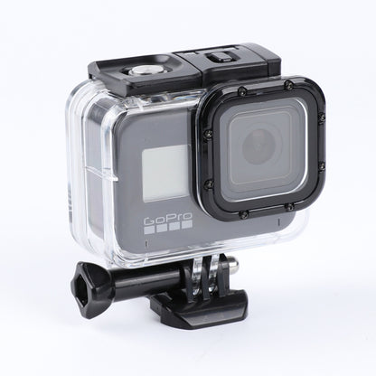 For GoPro HERO8 Black 45m Waterproof Housing Protective Case with Buckle Basic Mount & Screw (Transparent) - DJI & GoPro Accessories by buy2fix | Online Shopping UK | buy2fix