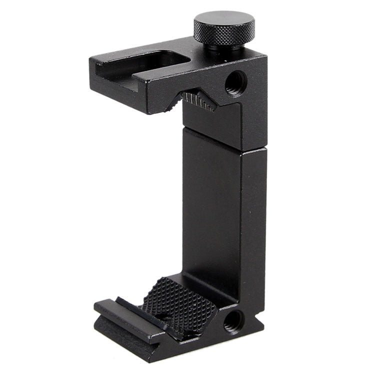 YICHUANG JH-01 Aluminum Alloy Phone Tripod Clip Holder Clamp Adapter for 65-95cm - Stand by YICHUANG | Online Shopping UK | buy2fix