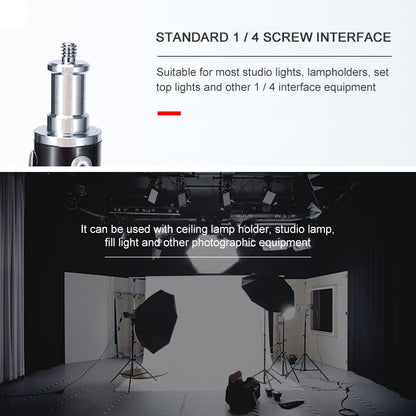 TRIOPO Oubao 1.9m Portable Studio Light Metal Tripod - Camera Accessories by TRIOPO | Online Shopping UK | buy2fix