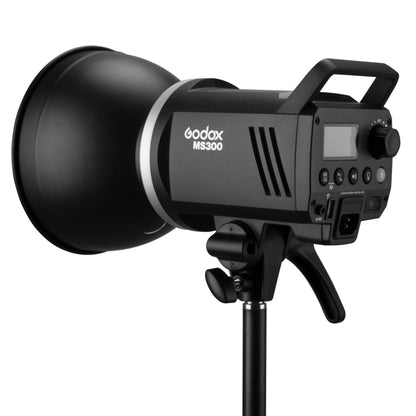 Godox MS300 Studio Flash Light 300Ws Bowens Mount Studio Speedlight with Cover(UK Plug) - Shoe Mount Flashes by Godox | Online Shopping UK | buy2fix