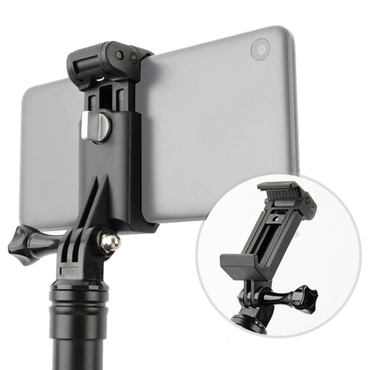 Selfie Sticks Monopods Mount Phone Clamp for iPhone, Samsung, HTC, Sony, LG and other Smartphones, Clip Range: 6-9cm(Black) - Consumer Electronics by buy2fix | Online Shopping UK | buy2fix