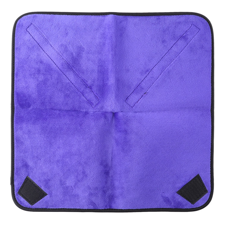 Hundred-folding Cloth Photography Camera SLR Liner Lens Bag Thickening Wrapped Cloth Plus Velvet, Size: 55x55cm (Purple) - Camera Accessories by buy2fix | Online Shopping UK | buy2fix