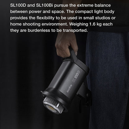 Godox SL100D 100W 5600K Daylight-balanced LED Light Studio Continuous Photo Video Light(US Plug) - Camera Accessories by Godox | Online Shopping UK | buy2fix