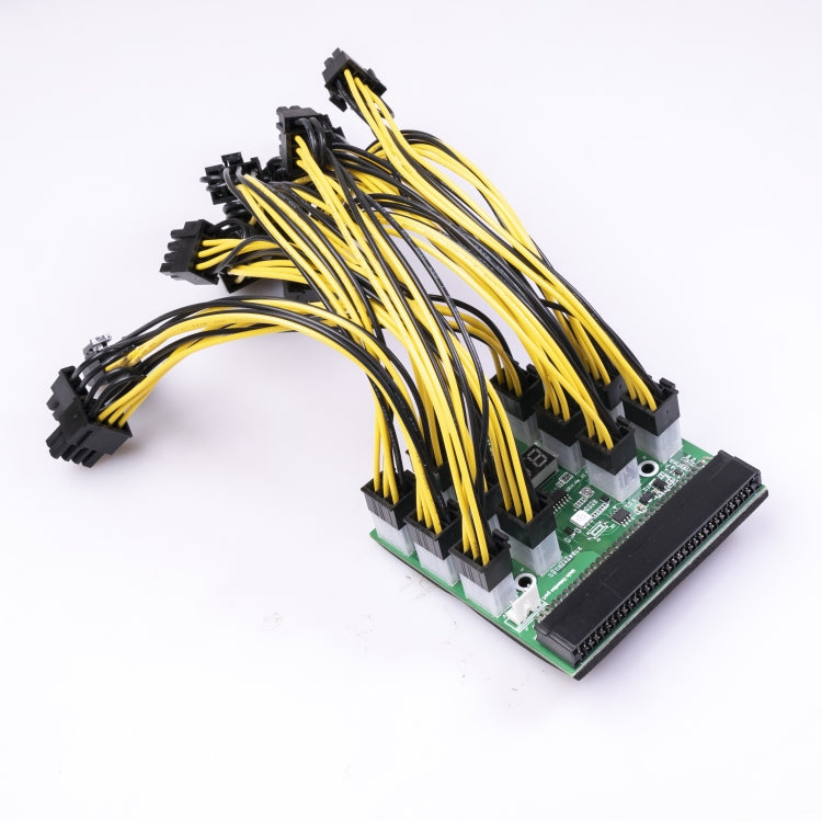 For HP 750W/1200W Server PSU Server Power Conversion 12-port 6-pin CHIPAL Power Module Branch Board with BTC Power Cord -  by buy2fix | Online Shopping UK | buy2fix