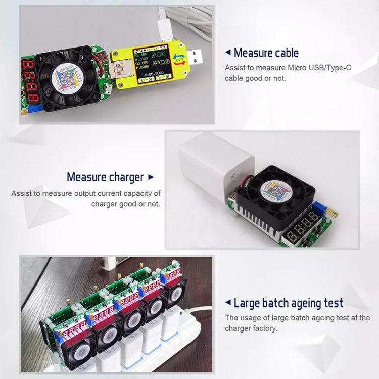 LD25 Adjustable Current Voltage Electronic USB Load Resistor Discharge Battery Test - Consumer Electronics by buy2fix | Online Shopping UK | buy2fix