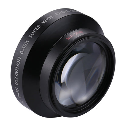 62mm 0.45X Super Wide Angle Lens with Macro Lens - Camera Accessories by buy2fix | Online Shopping UK | buy2fix