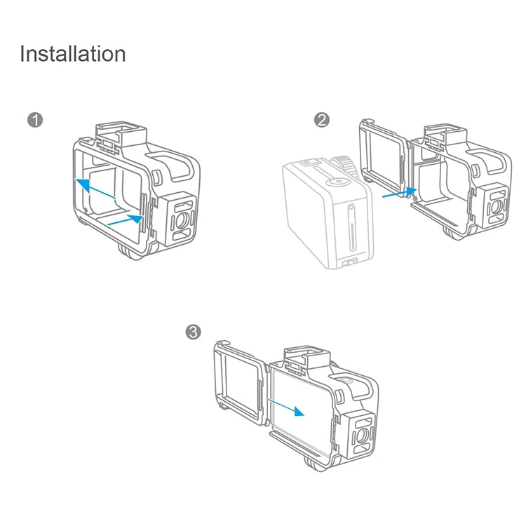 PGYTECH P-11B-010 Sports Camera Rabbit Cage Accessory Vlog for DJI Osmo Action - Protection Frame by PGYTECH | Online Shopping UK | buy2fix