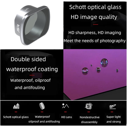 JSR KS 3 in 1 ND8+ND16+CPL Lens Filter for DJI FPV, Aluminum Alloy Frame - DJI & GoPro Accessories by JSR | Online Shopping UK | buy2fix