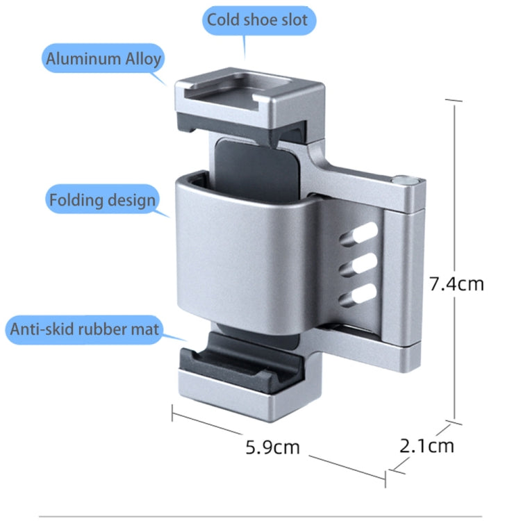 RUIGPRO Smartphone Fixing Clamp 1/4 inch Holder Mount Bracket for DJI OSMO Pocket / Pocket 2 - DJI & GoPro Accessories by RUIGPRO | Online Shopping UK | buy2fix