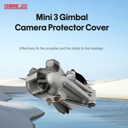 For DJI Mini 3 STARTRC Lens Protective Cover Gimbal Cover (Transparent Black) - DJI & GoPro Accessories by STARTRC | Online Shopping UK | buy2fix