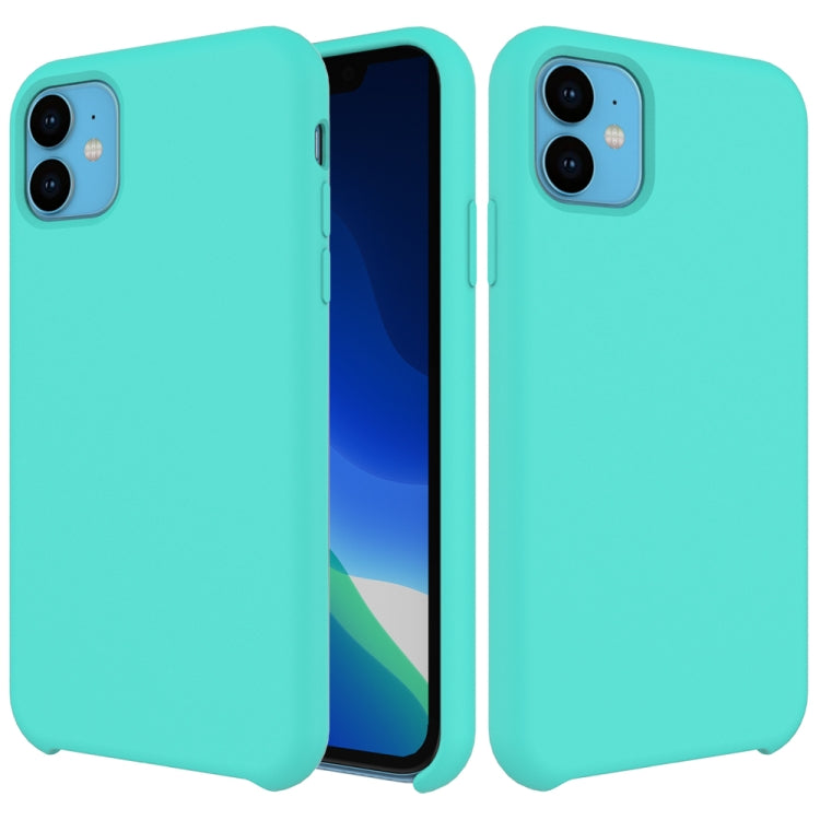 For iPhone 11 Solid Color Liquid Silicone Shockproof Case (Baby Blue) - iPhone 11 Cases by buy2fix | Online Shopping UK | buy2fix