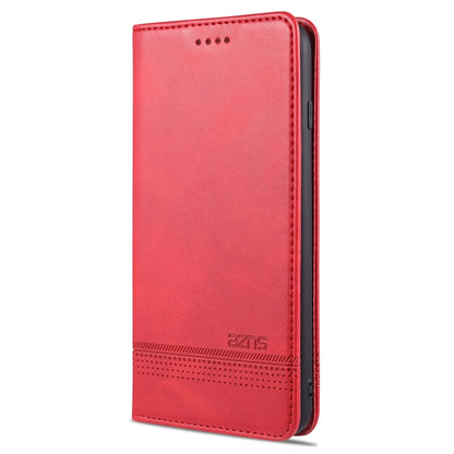 AZNS Magnetic Calf Texture Horizontal Flip Leather Case with Card Slots & Holder & Wallet For iPhone 8 / 7(Red) - More iPhone Cases by AZNS | Online Shopping UK | buy2fix