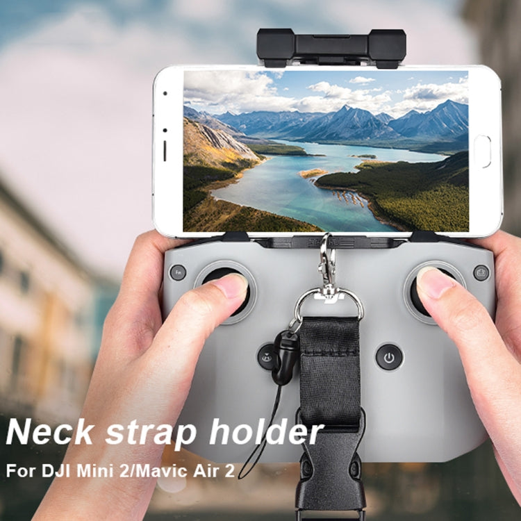 STARTRC 1108664 Remote Control Anti-lost Neck Strap Holder Lanyard with Buckle Set for DJI Mavic Air 2 / Air 2S / Mini 2(Black) - Other by buy2fix | Online Shopping UK | buy2fix